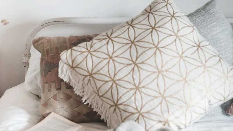 Bed Pillow Protectors in Brown