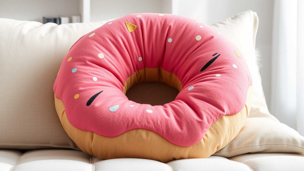 Pink Donut Pillows