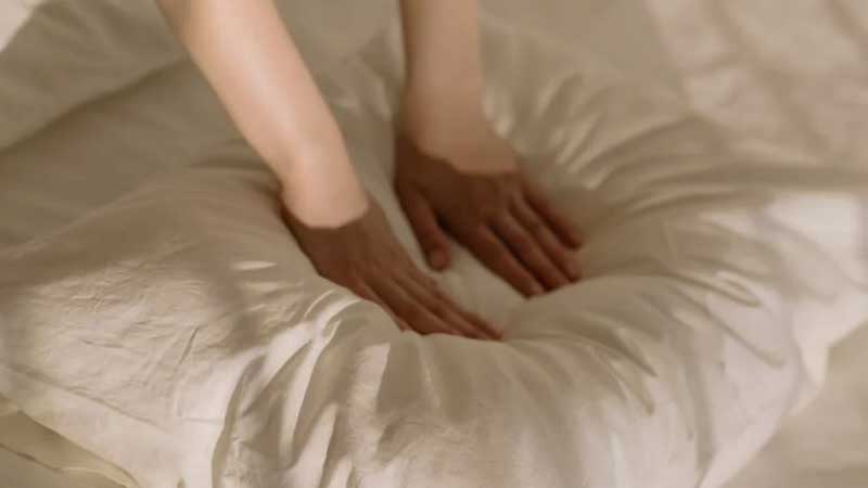 Pushing Bed Pillows