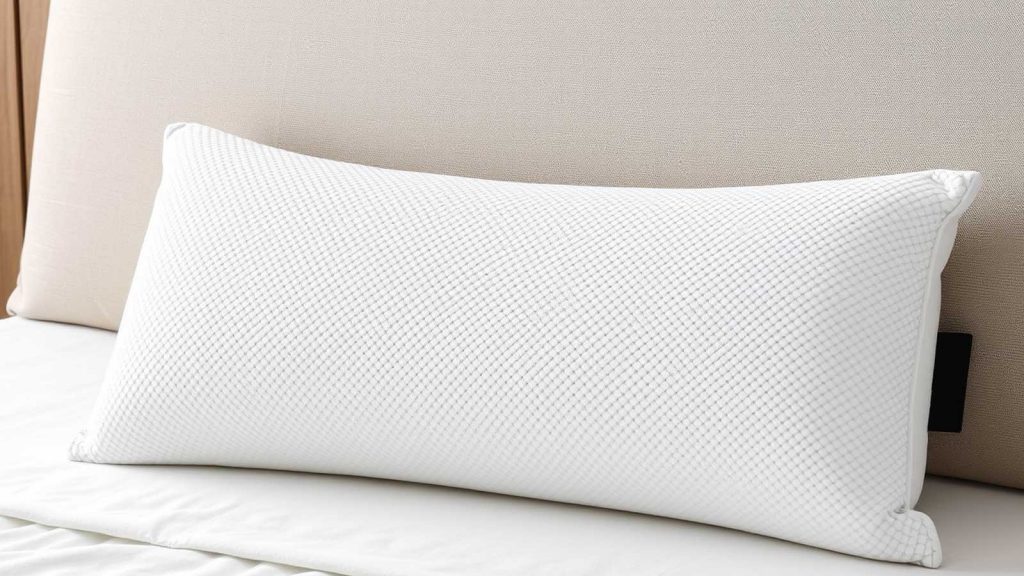 White Memory Foam Lumbar Pillows